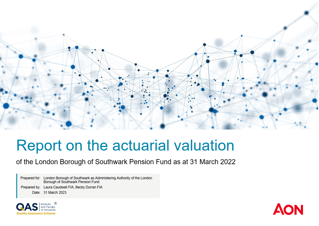 Icon for Actuarial Valuation Report