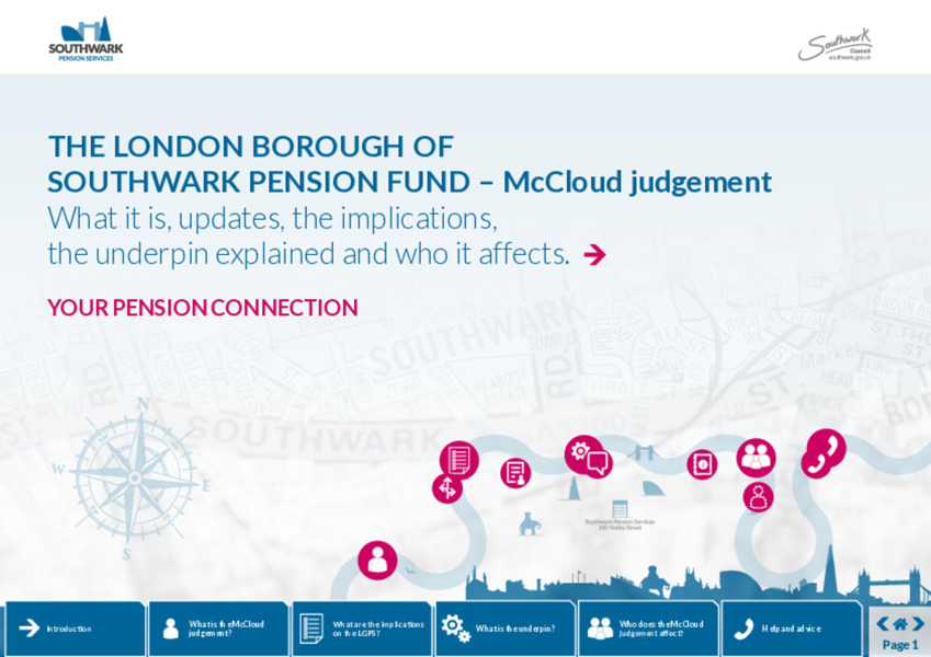 McCloud judgement factsheet